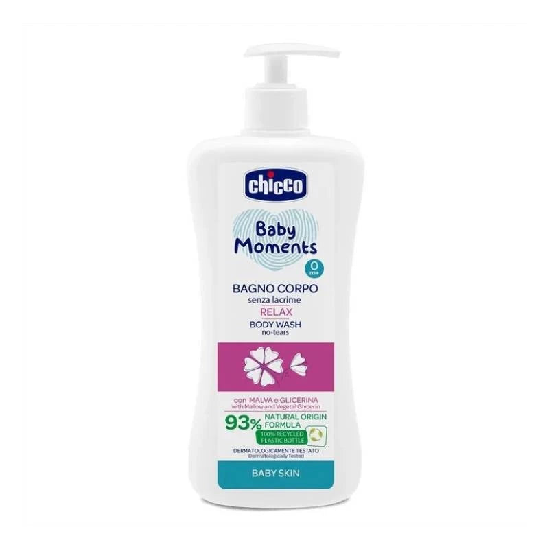 Chicco Baby Moments Relax Body Wash 500ml غسول الجسم للأطفال