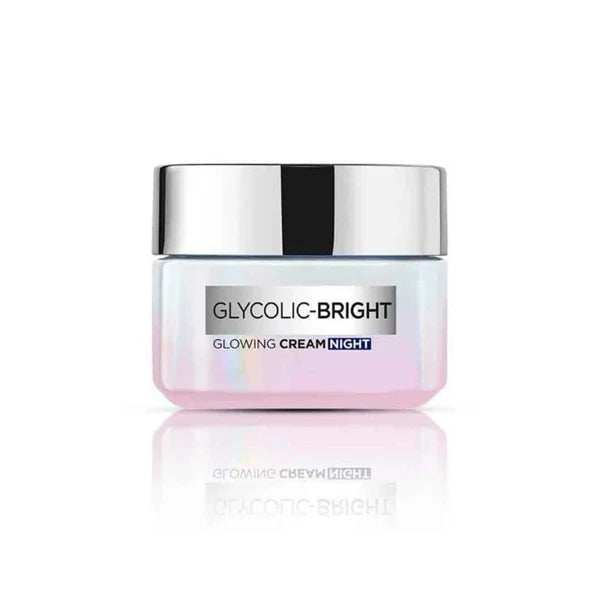 Loreal Glycolic Bright Glowing Night Cream 50ml كريم ليلي للتفتيح