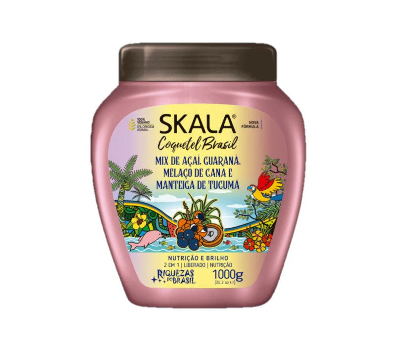 Skala Cocktail Brasilian Hair Conditioner Cream 1000g كريم مغذي للشعر الباهت