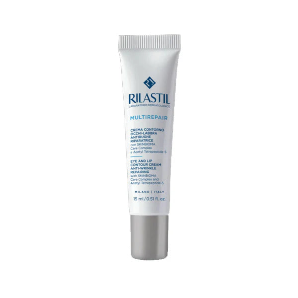 Rilastil Multi Repair Eye &amp; Lip Contour Cream 15ml كريم مضاد للتجاعيد حول العينين