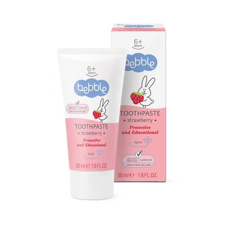 Bebble Strawberry Toothpaste 50ml معجون الاسنان للاطفال بالفراولة