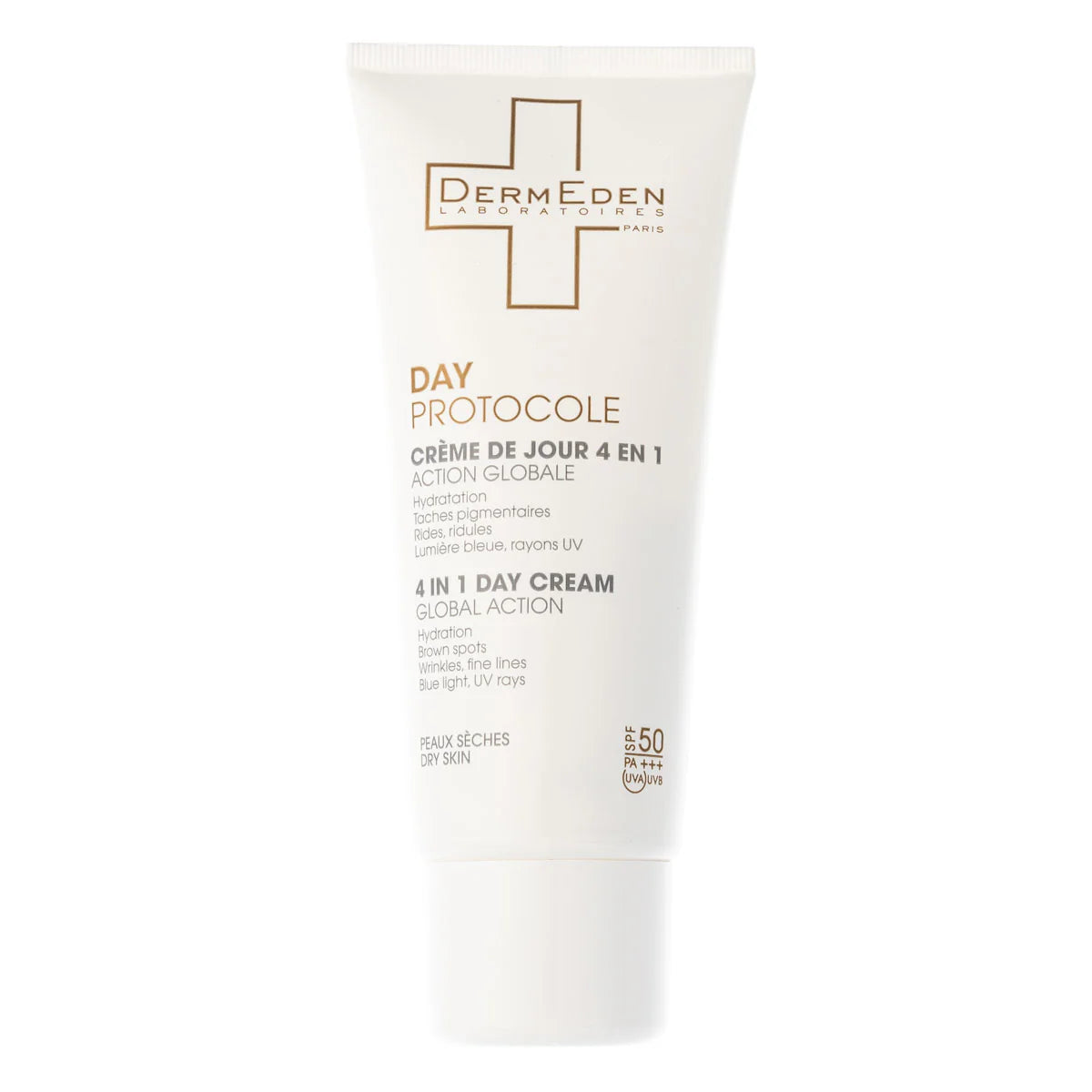 Dermeden Day Protocol 4 in 1 spf50 Day Cream 50ml واقي شمس للبشرة الجافة