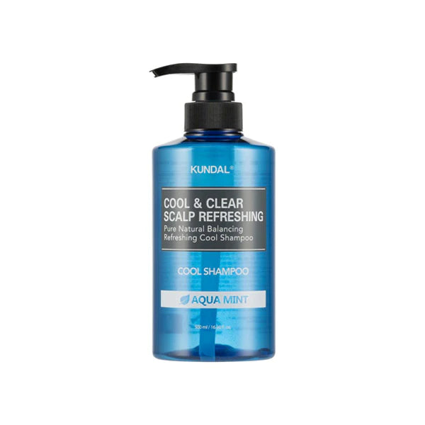 Kundal Cool &amp; Clear Scalp Refreshing Aqua Mint Shampoo 500ml شامبو لانعاش فروة الرأس