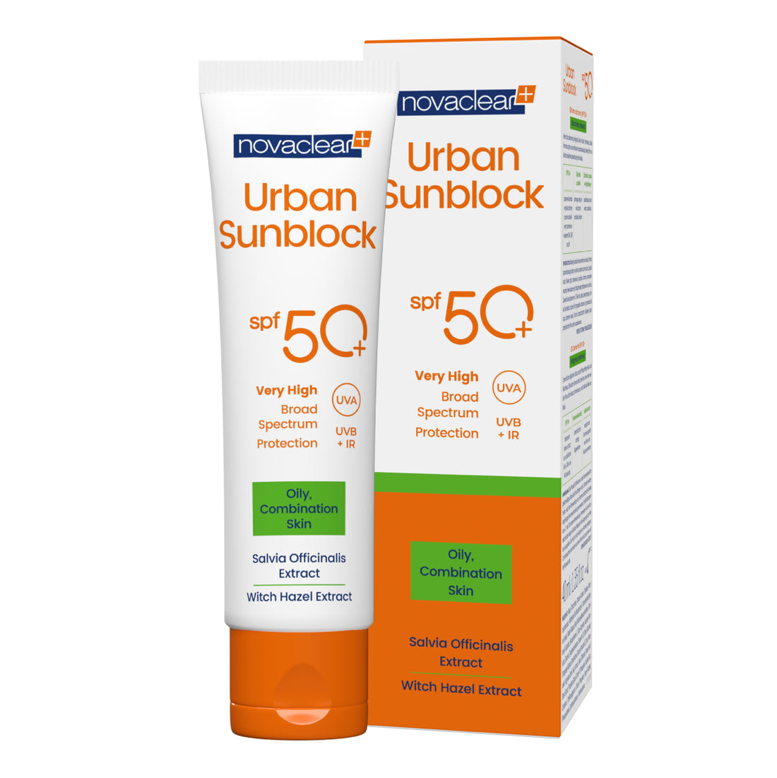 Novaclear Urban Spf50+ (Oily Skin) Cream 50ml واقي شمس للبشرة الدهنية