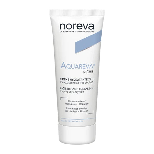 Noreva Aquareva Moiturizing Rich Cream 40ml كريم مرطب للبشرة الجافة وشديدة الجفاف