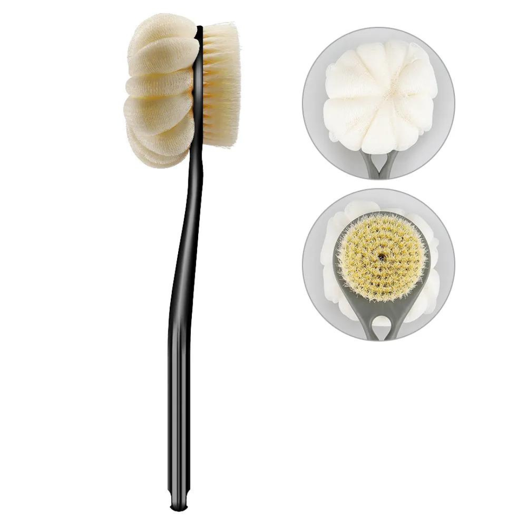 Dr Safi Massage Brush With Loofa فرشاة التدليك مع الليفة