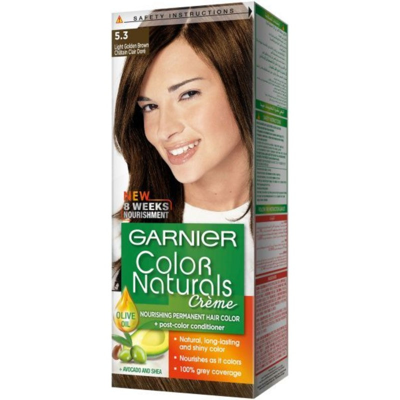 Garnier Color 5.3 -Light Golden Brown بني ذهبي فاتح