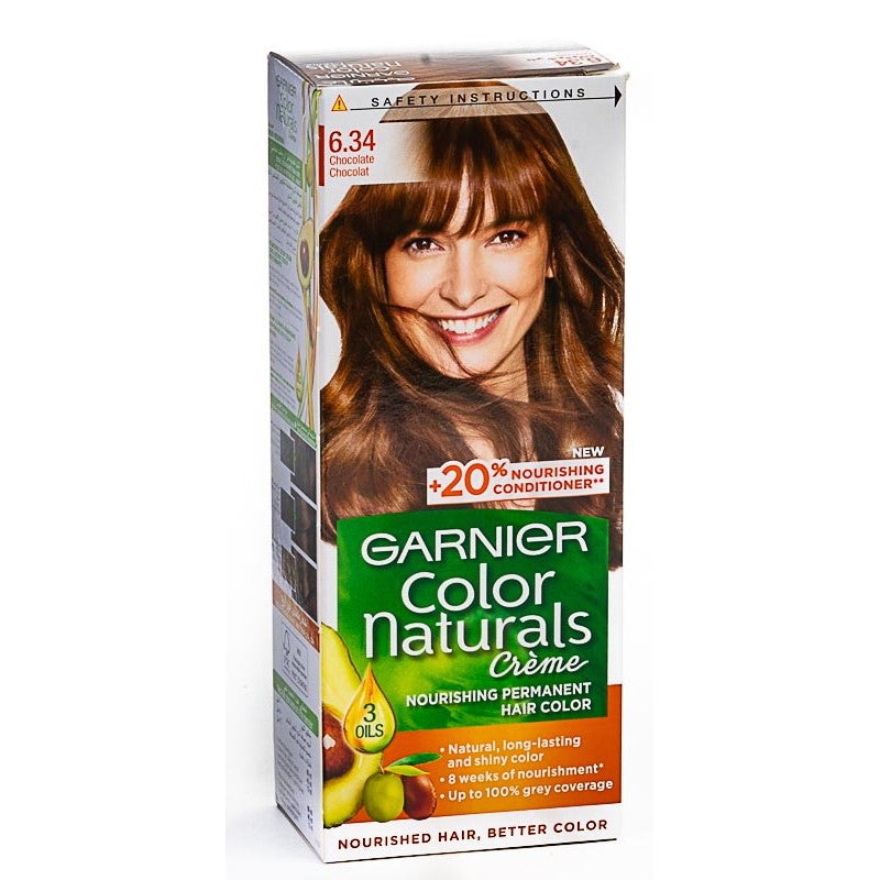 Garnier Color 6.34 -Chocolate بني شوكولاتة