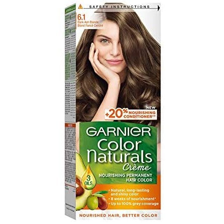 Garnier Color 6.1 -Dark Ash Blonde أشقر رمادي غامق