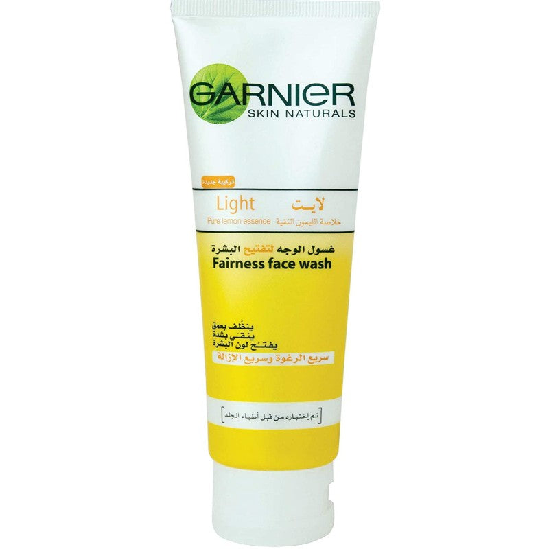 Garnier Fast Bright Vit C Face Wash 100ml غسول فيتامين سي للتفتيح