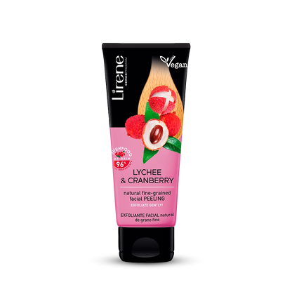 Lirene Lychee &amp; Cranberry Peeling 75ml مقشر للوجه