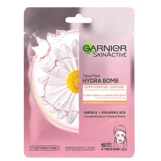 Garnier Hydra Bomb Chamomile Tissue Mask 1Pc ماسك الترطيب