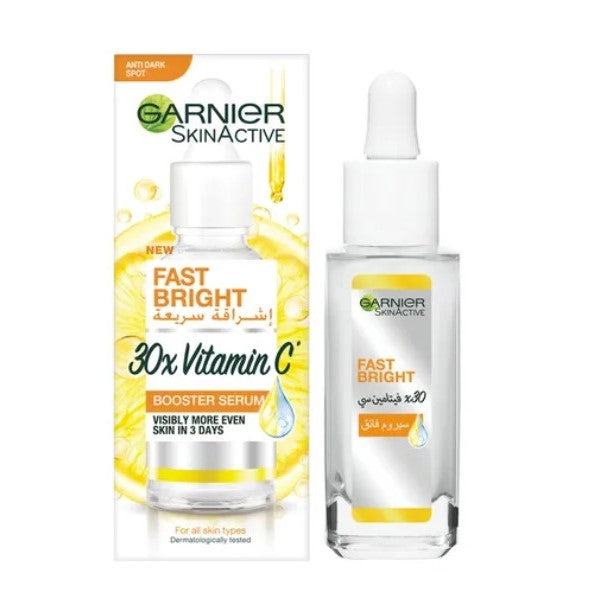 Garnier Fast Bright Vit C Serum 30ml سيروم فيتامين سي للتفتيح