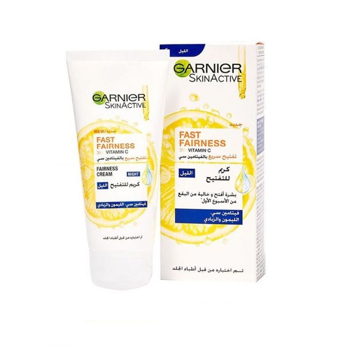 Garnier Fast Fairness Vit C Night Cream 50ml كريم ليلي للتفتيح