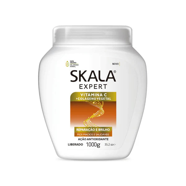 Skala Vitamin C Hair Cream 1000g للعناية بالشعر التالف والباهت