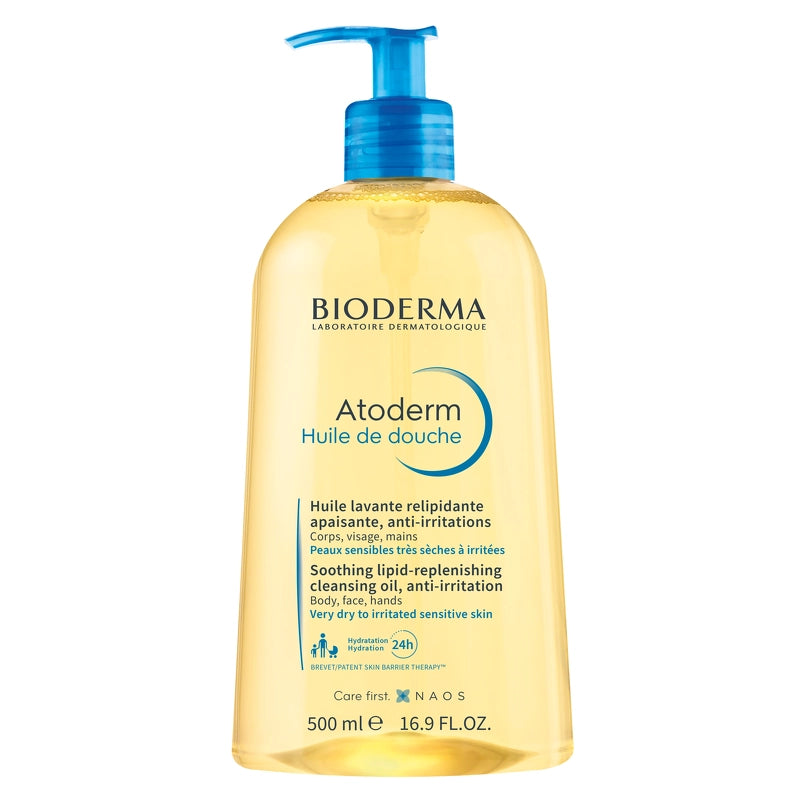 Bioderma Atoderm Huile De Douche Cleansing Oil 500ml غسول زيتي للبشرة والجسم