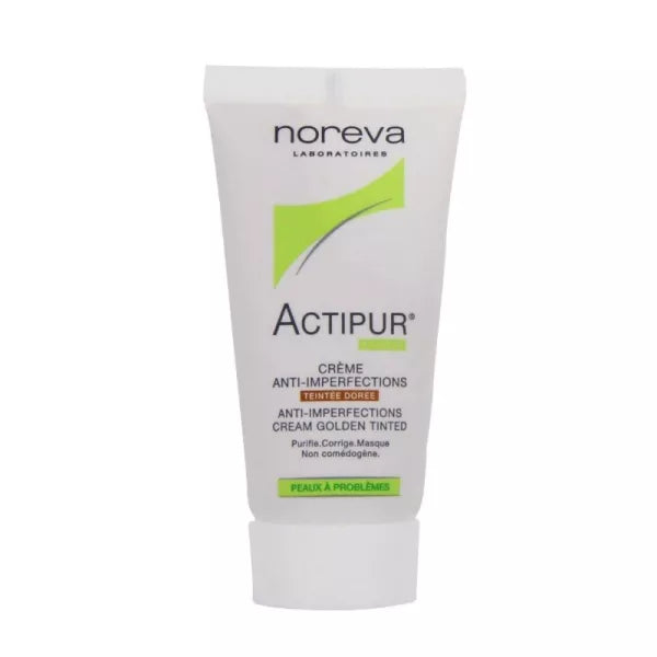 Noreva Actipur Golden BB Tinted Cream 30ml كريم بي بي للبشرة المعرضة لحب الشباب