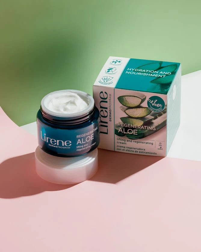 Lirene Aloe Regenerating Cream 50ml كريم تجديد البشرة