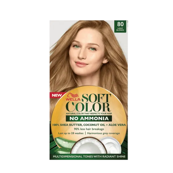 Wella Soft Color (80-Light Blonde) أشقر فاتح