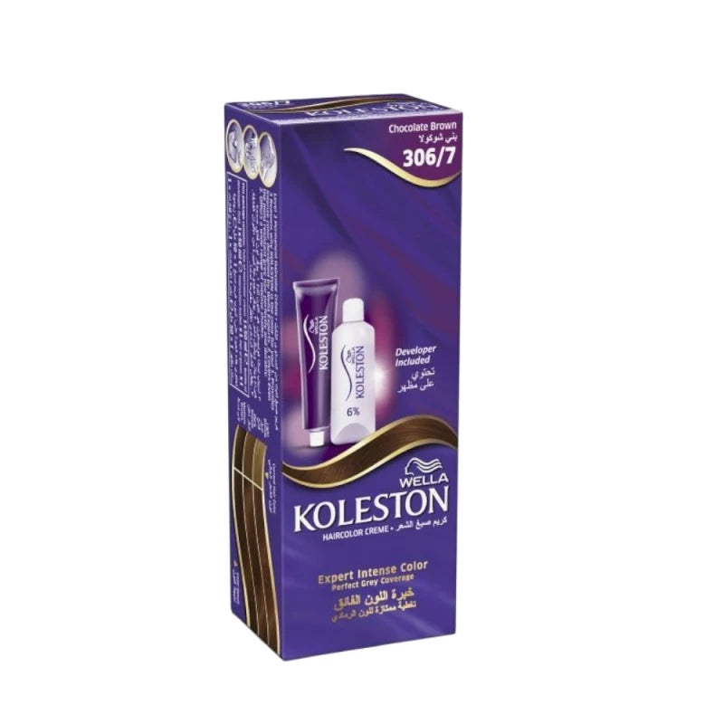 Wella Koleston Color Cream (306/7-Chocolate Brown) بني شوكولاتة