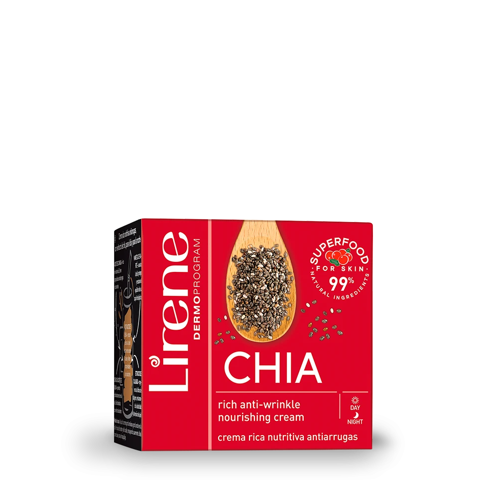 Lirene Chia Anti Wrinkle Cream 50ml كريم مغذي ومضاد للتجاعيد