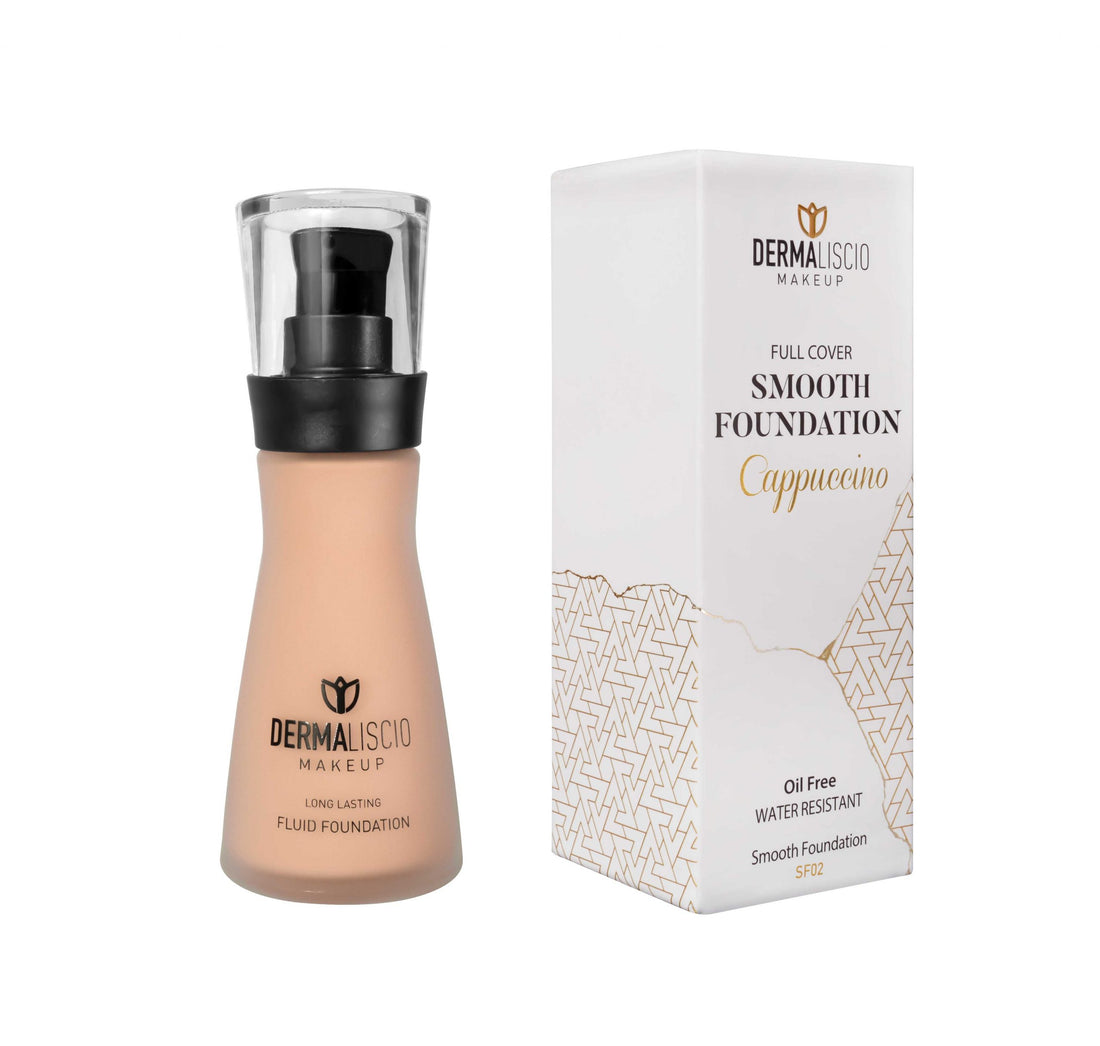 Dermaliscio Smooth Foundation (Cappuccino SF02) 30ml كريم الأساس