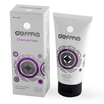 Derma Pella Charcoal Mask Tube 75ml ماسك الفحم