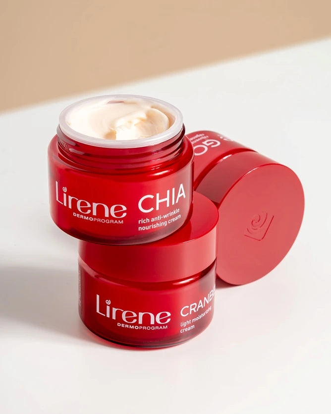 Lirene Chia Anti Wrinkle Cream 50ml كريم مغذي ومضاد للتجاعيد