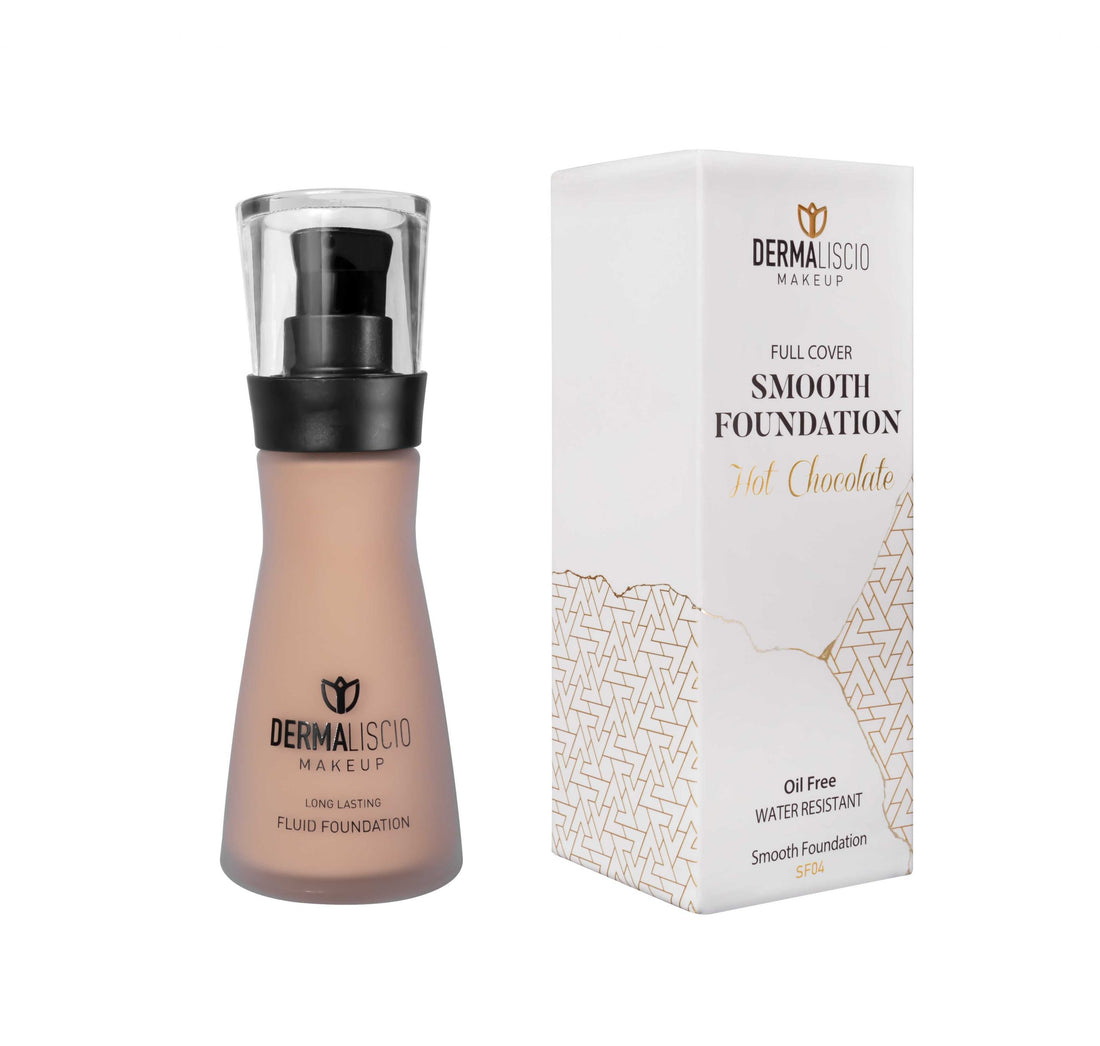 Dermaliscio Smooth Foundation (Hot Chocolate SF04) 30ml كريم الأساس