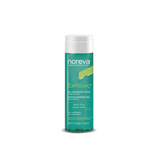 Noreva Exfoliac Gentle Foaming Gel 200ml جل رغوي للبشرة الدهنية