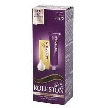 Wella Koleston Color Cream (305/0-Light Brown) بني فاتح