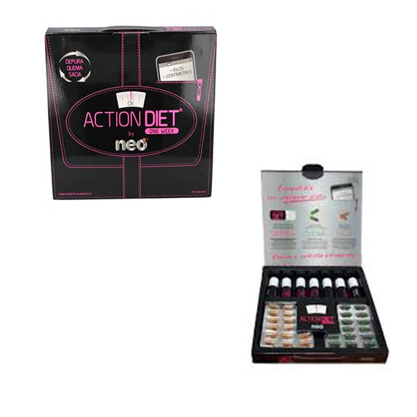 Neo Action Diet Woman Pack 7 Vials + 28 Capsules مكمل غذائي لحرق الدهون