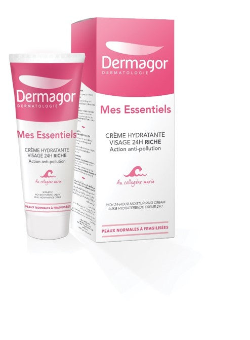 Dermagor Mes Essentiels 24H Rich Moisturising Cream 40ml مرطب للبشرة الجافة