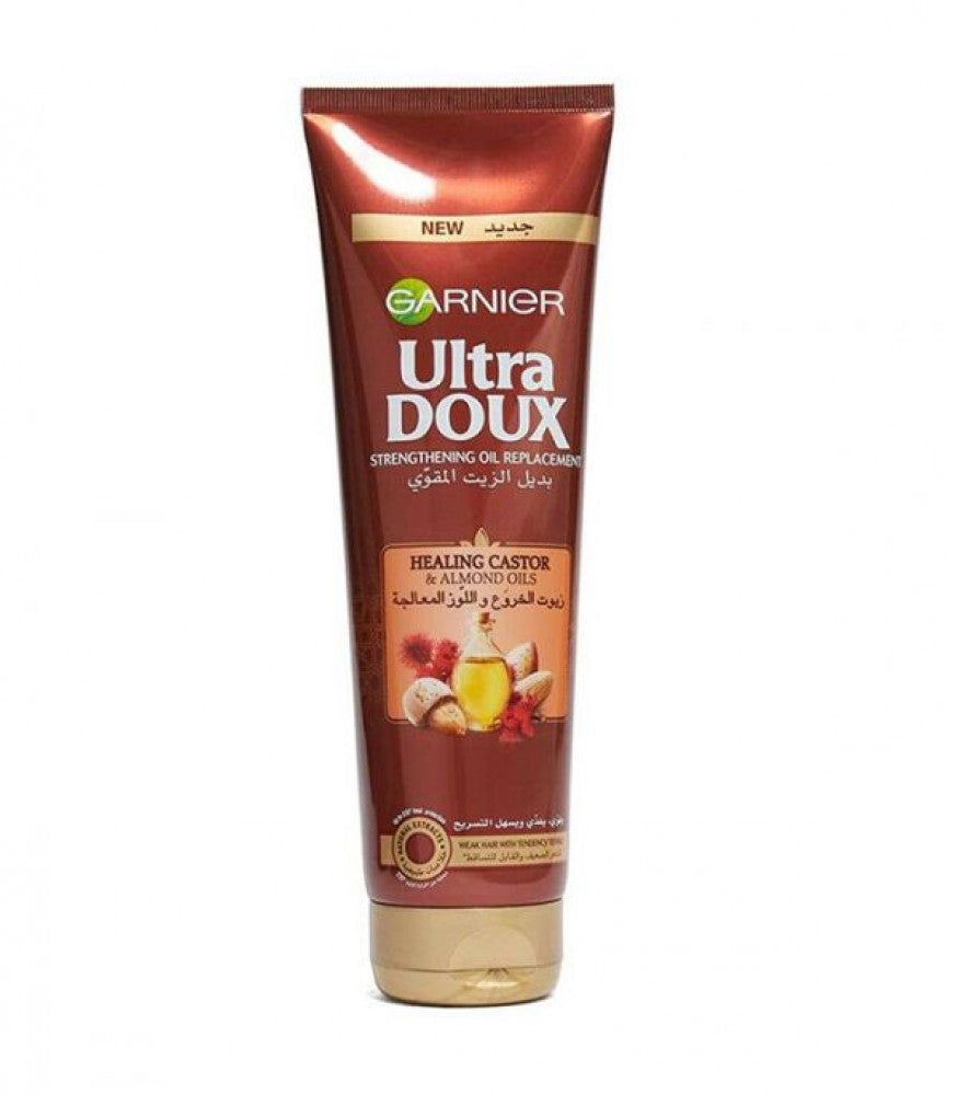 Garnier Ultra Doux Replinishing Oil Replacement 300ml بديل الزيت بزيت الخروع واللوز