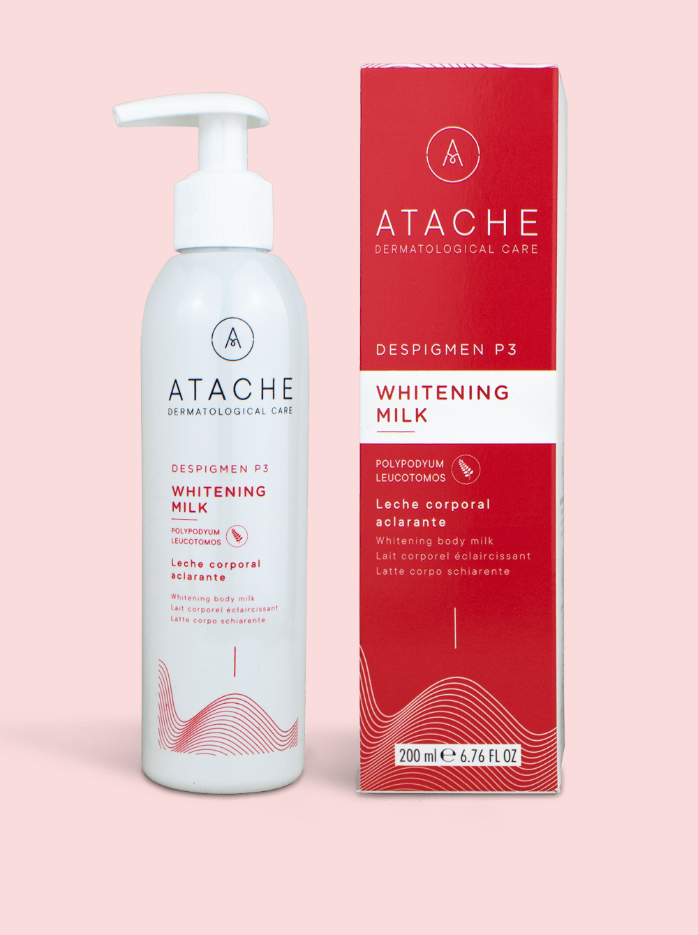 Atache Despigmen P3 Whitening Milk 200ml حليب مرطب ومفتح للجسم