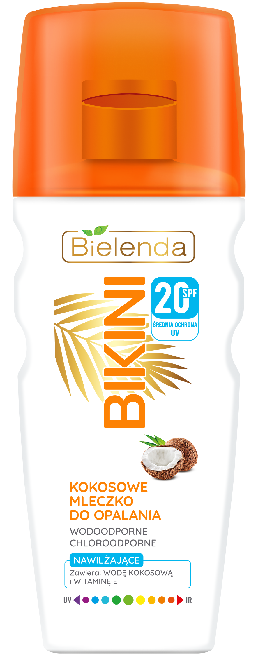 Bielenda Coconut Spf20 Sun Tan Milk 200ml حليب جوز الهند للتسمير