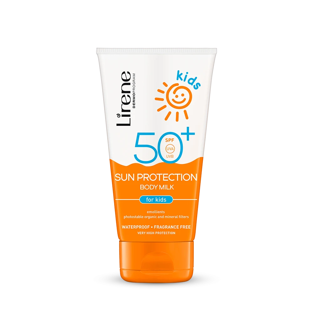 Lirene Kids Spf50+ Body Milk 150ml واقي شمس للجسم للأطفال