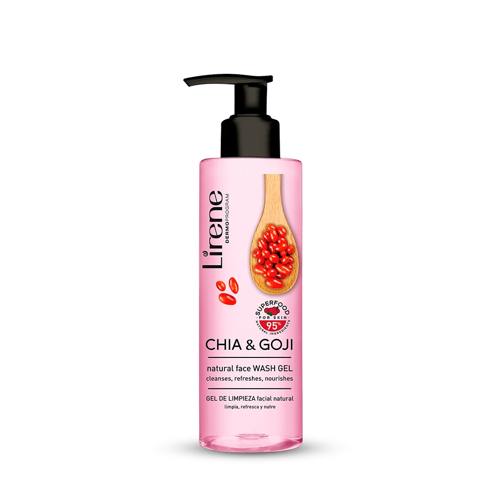 Lirene Chia & Goji Cleansing Gel 190ml غسول للبشرة