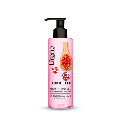 Lirene Chia &amp; Goji Cleansing Gel 190ml غسول للبشرة