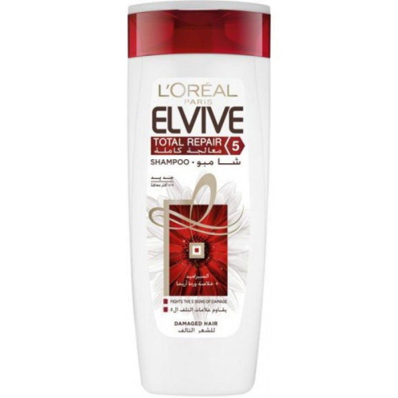 Loreal Elvive Total Repair 5 Shampoo 400ml شامبو معالج للشعر التالف