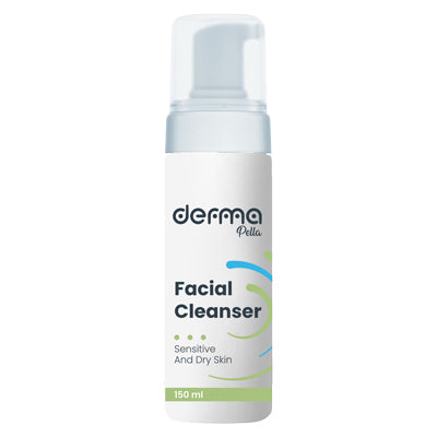 Derma Pella Facial Cleanser (Sensitive &amp; Dry Skin) 150ml غسول للبشرة الجافة والحساسة