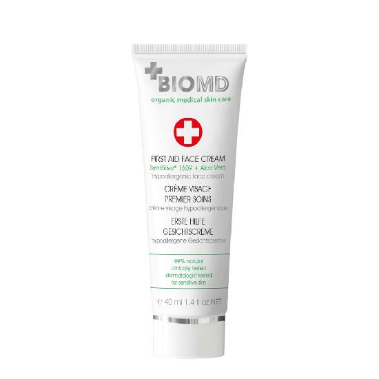 Biomd First Aid Hypoallergenic Cream 40ml كريم الوجه المضاد للحساسية