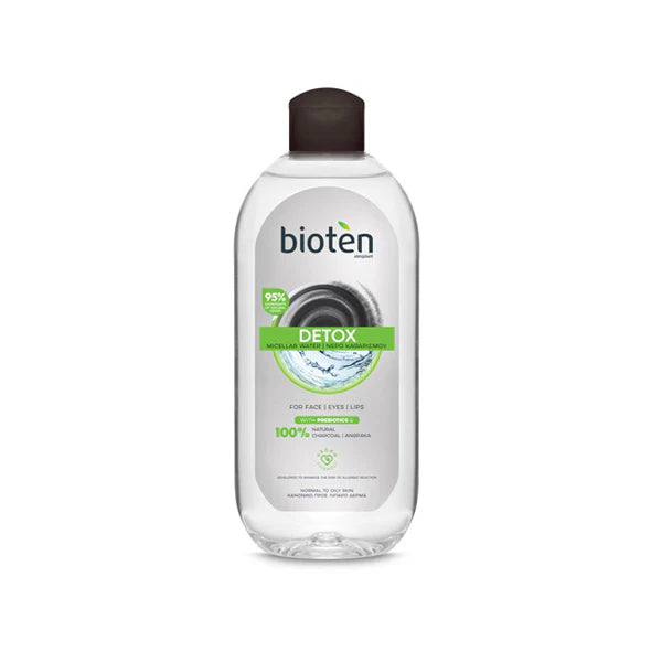 Bioten Detox Micellar Water 400ml ميسيلار مزيل مكياج للبشرة الدهنية والمختلطة