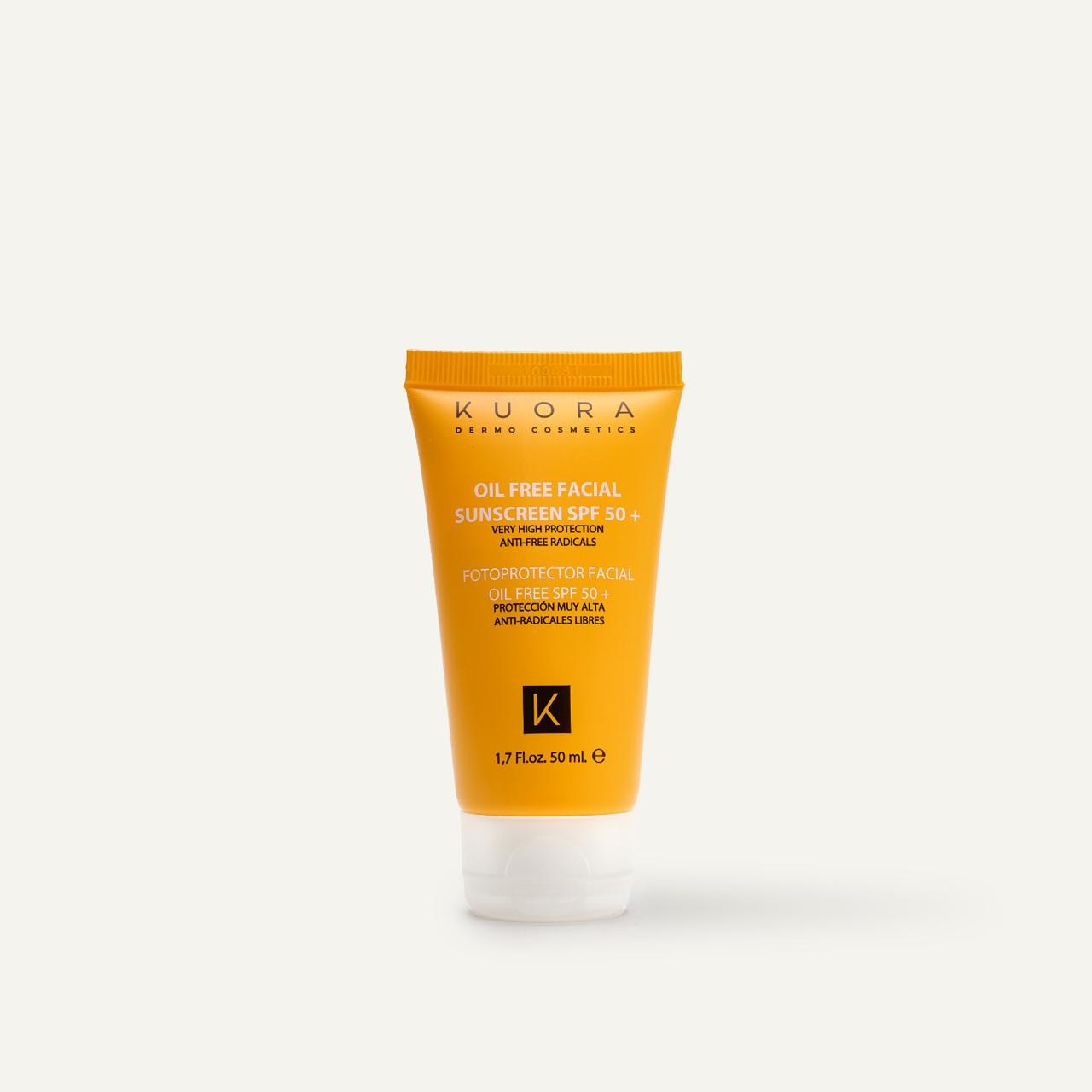 Kuora Spf50+ Oil Free Gel 50ml واقي شمس خالي من الزيوت