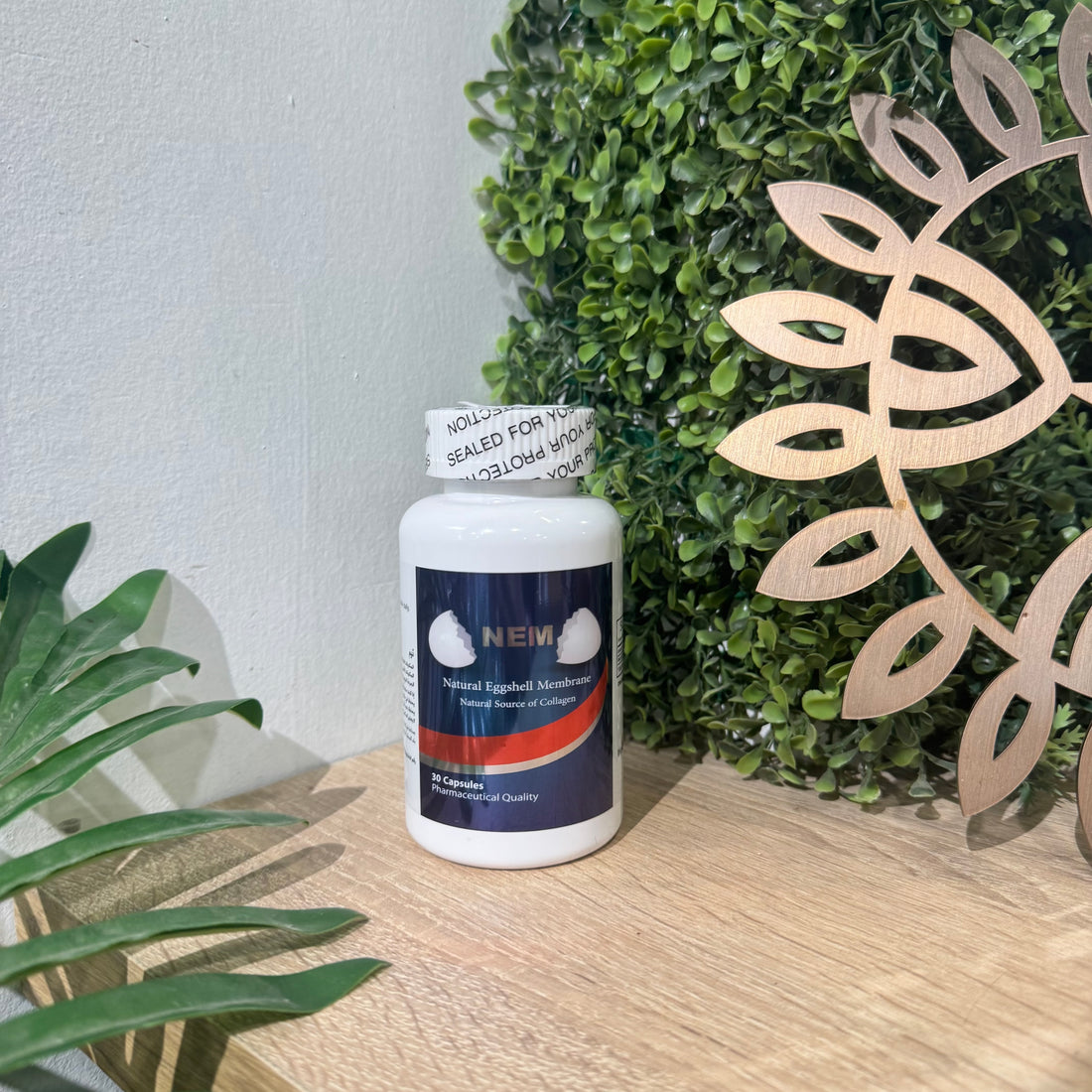 NEM Natural Eggshell Membrane 500mg 30 Capsules كبسولات قشر البيض