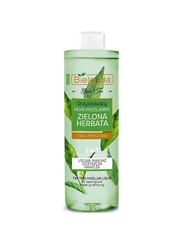 Bielenda Green Tea Micellar Water 500ml ميسيلار بالشاي الاخضر للبشرة الدهنية