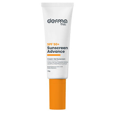 Derma Pella Advance Spf50+ Cream Gel 50g واقي شمس