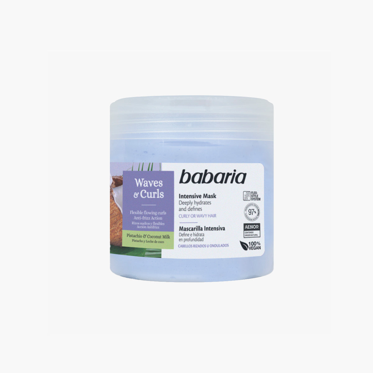 Babaria Only Curls Intensive Hair Mask 400ml ماسك للشعر الكيرلي