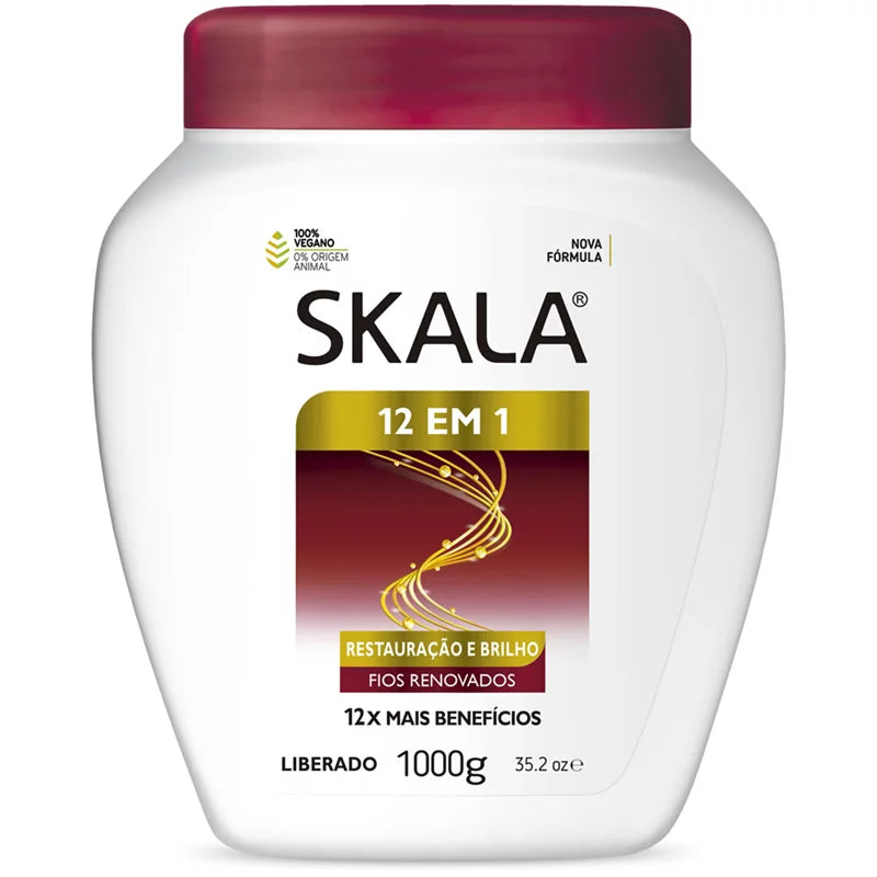 Skala 12 In 1 Hair Conditioner Cream 1000g كريم مرطب للشعر التالف