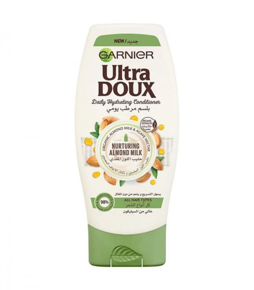 Garnier Ultra Doux Almond Milk Conditioner 400ml بلسم مرطب بحليب اللوز